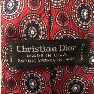 Christian Dior Men’s Silk Necktie